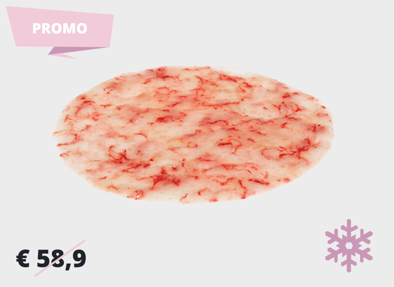 raw fish Carpaccio di Gambero Viola